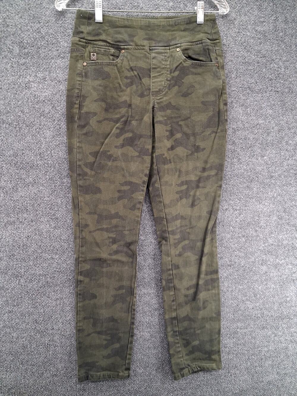 Belle Kim Gravel Jeans Womens Size 4 Camo Camoflaged